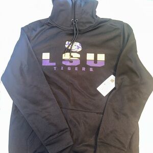 Colosseum Black and Purple LSU Tigers Sweatshirt